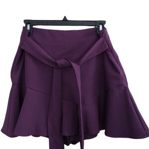 ZARA Purple Skort sz L